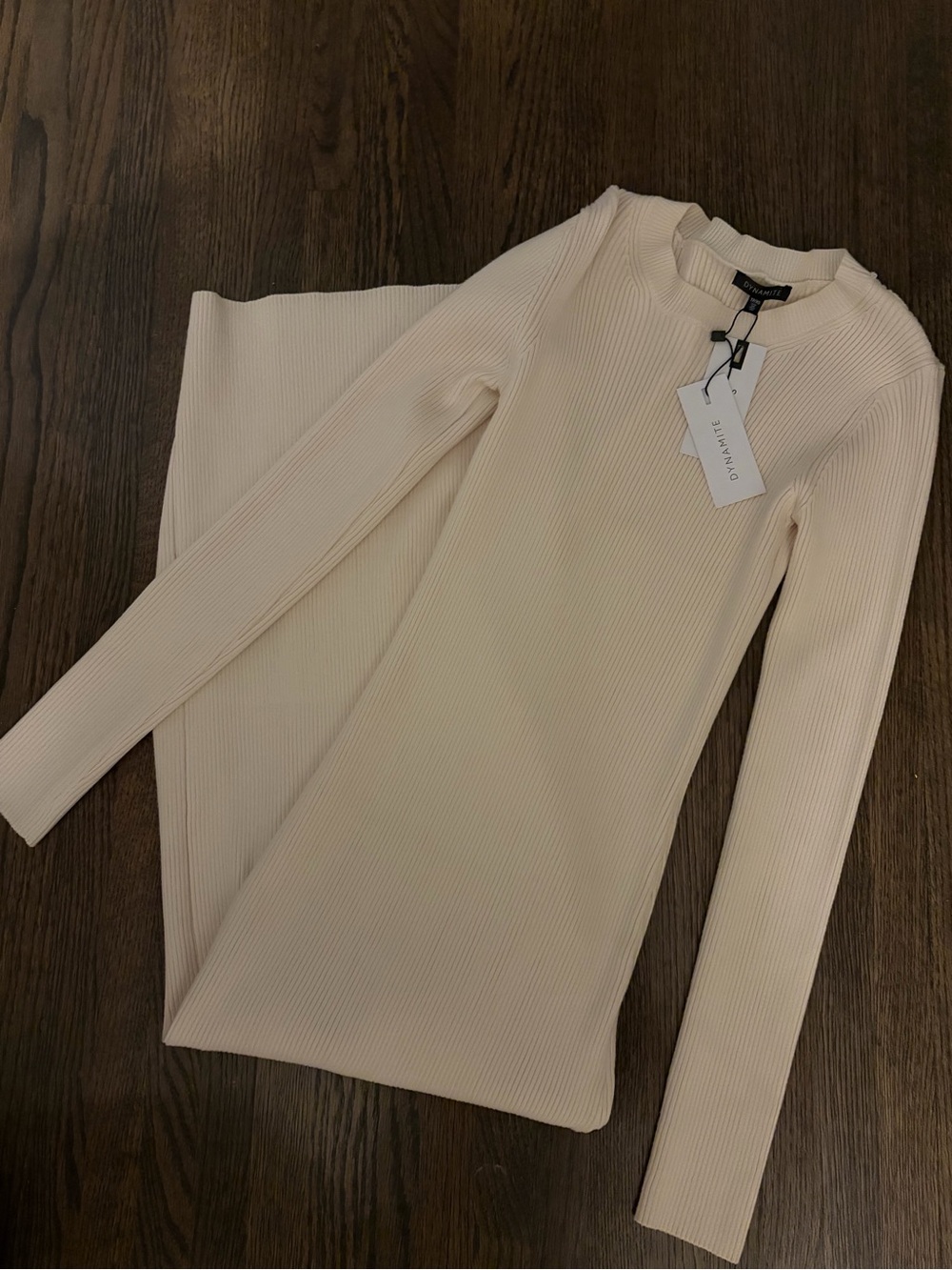 Dynamite Slit Sweater Dress